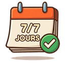7 jours sur 7